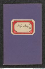 Seite 1, Tagebuch "Groß-Mugl" (NHMW-PRAE-BBB-54)